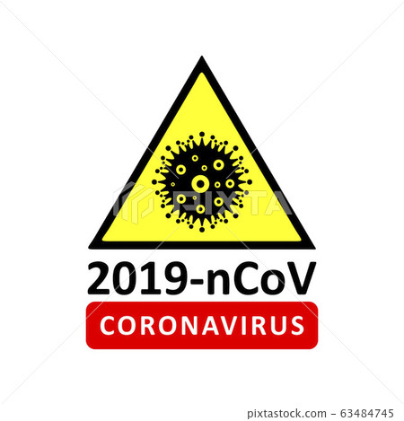 Coronavirus virus Covid-19 Cell Icon 2019-nCoV Novel China Coronavirus Virus. Quarantine No Infection and Stop Coronavirus Concepts. Dangerous Coronovirus Cell SARS for volunteers Quarantine No Panic 63484745