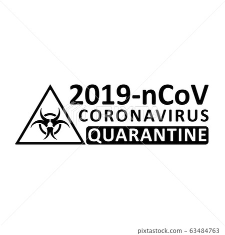 Coronavirus virus Covid-19 Cell Icon 2019-nCoV Novel China Coronavirus Virus. Quarantine No Infection and Stop Coronavirus Concepts. Dangerous Coronovirus Cell SARS for volunteers Quarantine No Panic 63484763