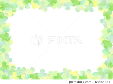Pastel clover frame 63484844