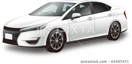 Car illustration sports sedan realistic sedan illustration 63485451