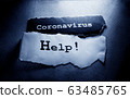 COVID-19 text tag 63485765
