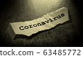 COVID-19 text tag 63485772