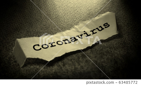 COVID-19 text tag 63485772