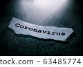 COVID-19 text tag 63485774