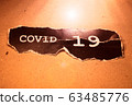 COVID-19 text tag 63485776