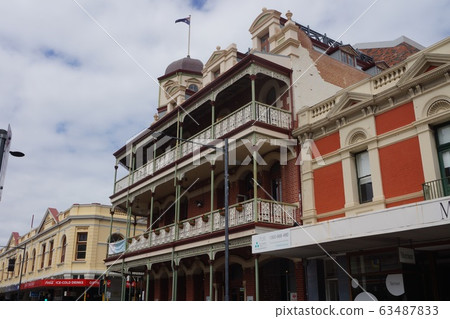 Skyline along Market Street in Fremantle, Western Australia 63487833
