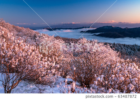 《Saitama Prefecture》Rime Ice and Chichibu's Great Sea of Clouds, Snowy Mountain Park 《Saitama Prefecture》Rime Ice and Chichibu's Great Sea of Clouds, Snowy Mountain Park 63487872