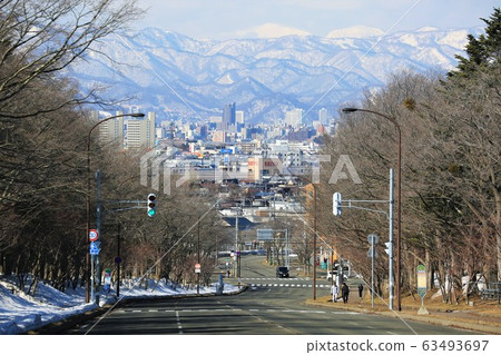 札幌市厚生區都市風光（能浦森林公園眺望） 63493697