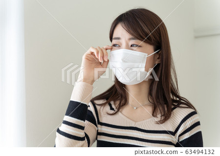 面具婦女 63494132