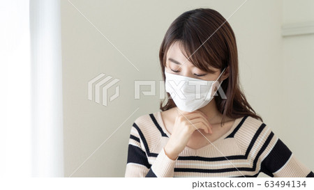 面具婦女 63494134