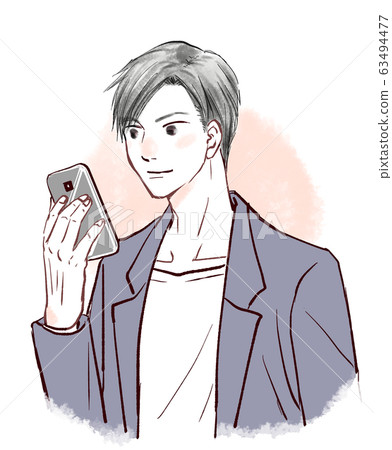 智能手機男性男 63494477