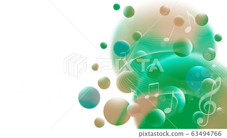 Music image, abstract sphere background Music image, abstract sphere background 63494766