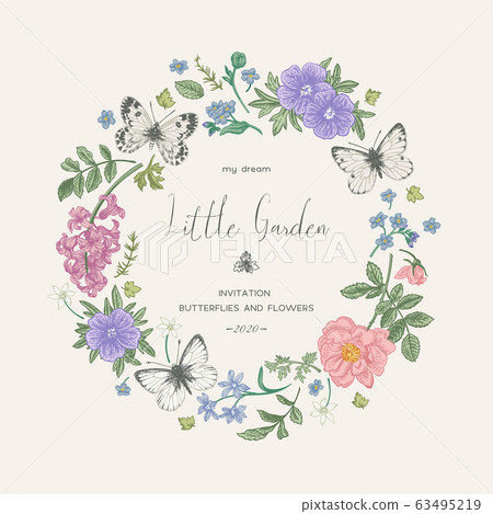 Floral wreath. 63495219