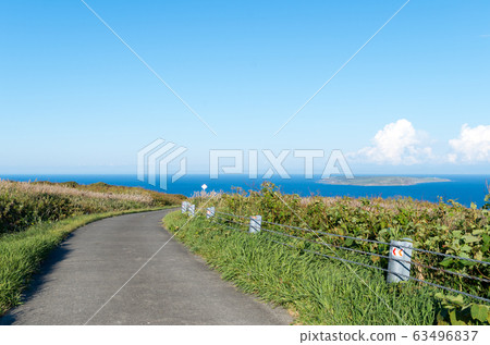 Teuri島的景觀，矢ji島的遠景 63496837