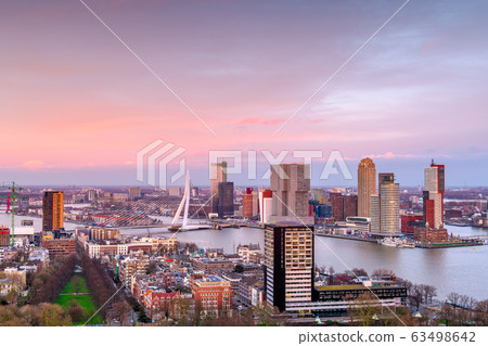 Rotterdam, Netherlands Skyline 63498642