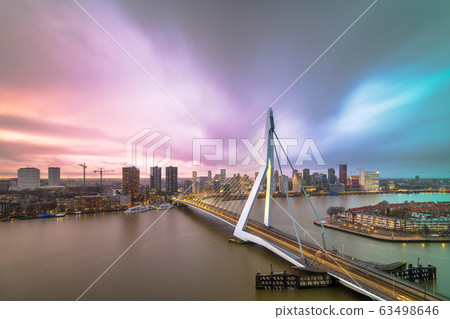 Rotterdam, Netherlands Skyline 63498646