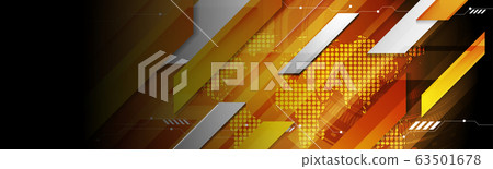 Abstract technology futuristic HUD gear web banner Abstract technology futuristic HUD gear web banner 63501678