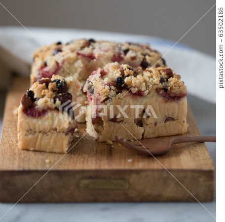 Rice flour crumble cake Rice flour crumble cake 63502186