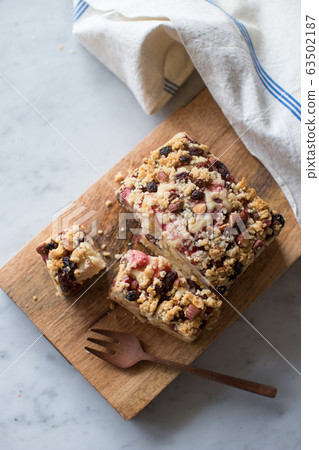 Rice flour crumble cake Rice flour crumble cake 63502187