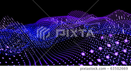 Data technology abstract futuristic illustration . Low poly shape with connecting dots and lines on dark background. 3D rendering illustration Data technology abstract futuristic illustration . Low poly shape with connecting dots and lines on dark background. 3D rendering illustration 63502669