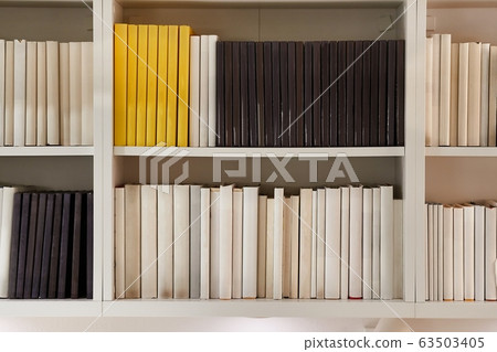 Books on a shelf Books on a shelf 63503405