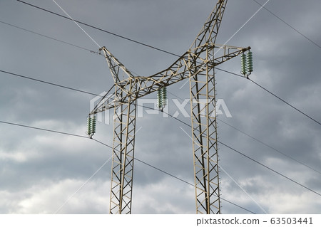 Electric lines, high voltage Electric lines, high voltage 63503441