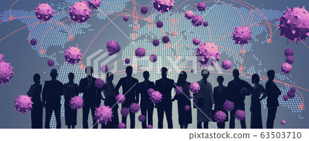 Virus infection pandemic 63503710