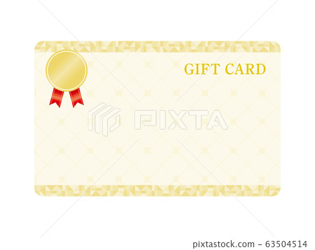 Vector illustration of white gift card frame Vector illustration of white gift card frame 63504514