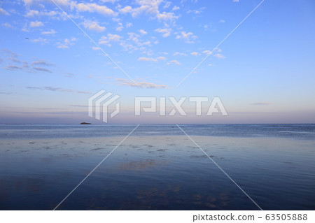 北海道稚內大豆海峽在清晨 北海道稚內大豆海峽在清晨 63505888