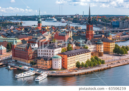 Panorama of Gamla Stan in Stockholm, Sweden Panorama of Gamla Stan in Stockholm, Sweden 63506239