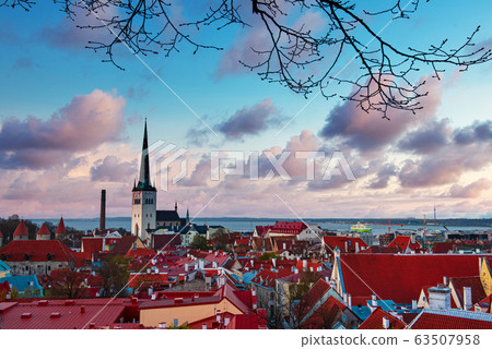 Sunset over Tallinn Sunset over Tallinn 63507958