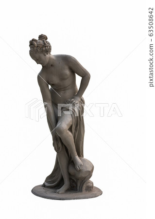 statue isolated on white background statue isolated on white background 63508642