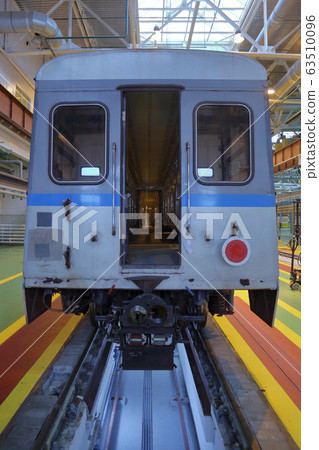 Subway train service depot. Moscow, Russia 63510096