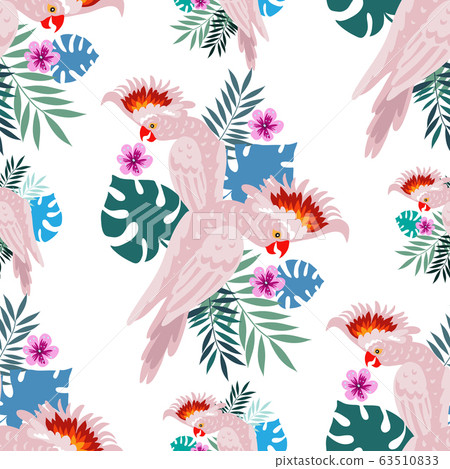 Parrot pattern 12 - Stock Illustration [63510833] - PIXTA