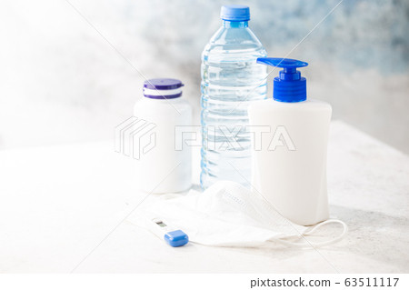 Hygiene coronavirus protection. Hygiene coronavirus protection. 63511117