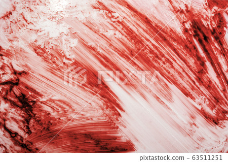 Red bloody marks on white background 63511251