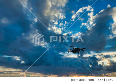 Drone and sky Drone and sky 63514469