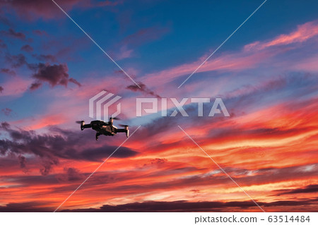 Drone and sky Drone and sky 63514484
