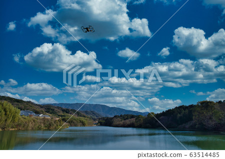 Drone and sky Drone and sky 63514485