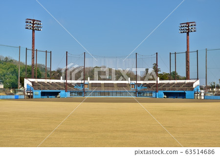 Aikawamachi Tashiro Baseball Stadium seen from the outfield 63514686
