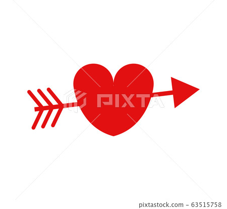 heart icon with arrow 63515758