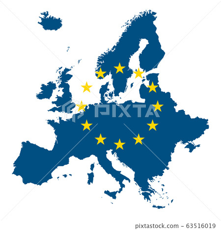 Europe EU Map icon - Stock Illustration [63516019] - PIXTA