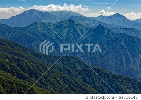 從富士山看的谷川山脈 63518148