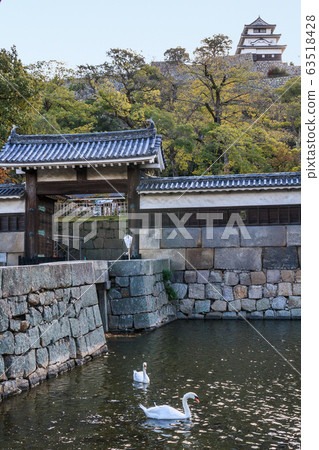 Autumn Marugame Castle scenery Autumn Marugame Castle scenery 63518428