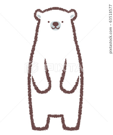 Polar bear large-front view 63518577