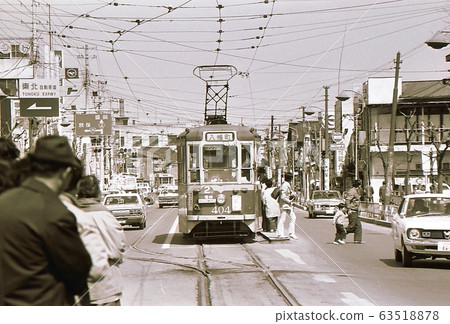 1976 Sendai City Tramway Last Day Miyagi Prefecture Sendai City 63518878