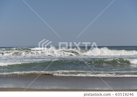 Yanagawa coast, Ibaraki Prefecture Beach scenery 63519246