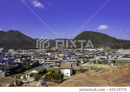 Nationally designated historic site, Ibe city from Ibe Minami Ogama site, Bizen city, Okayama prefecture Nationally designated historic site, Ibe city from Ibe Minami Ogama site, Bizen city, Okayama prefecture 63519770