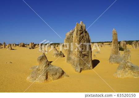 珀斯郊區南邦國家公園岩石尖峰 63520150