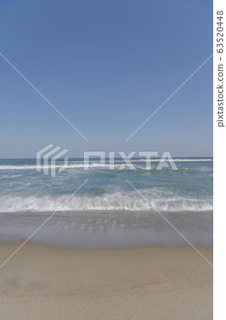 茨城縣柳川海灘的沙灘風光 茨城縣柳川海灘的沙灘風光 63520448